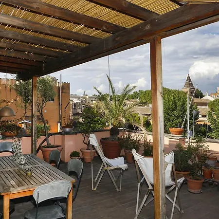 Trastevere Split Level Terrace - Collection Apartment